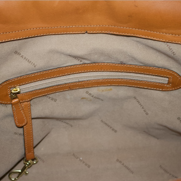 Brahmin - Snake skin Tan purse